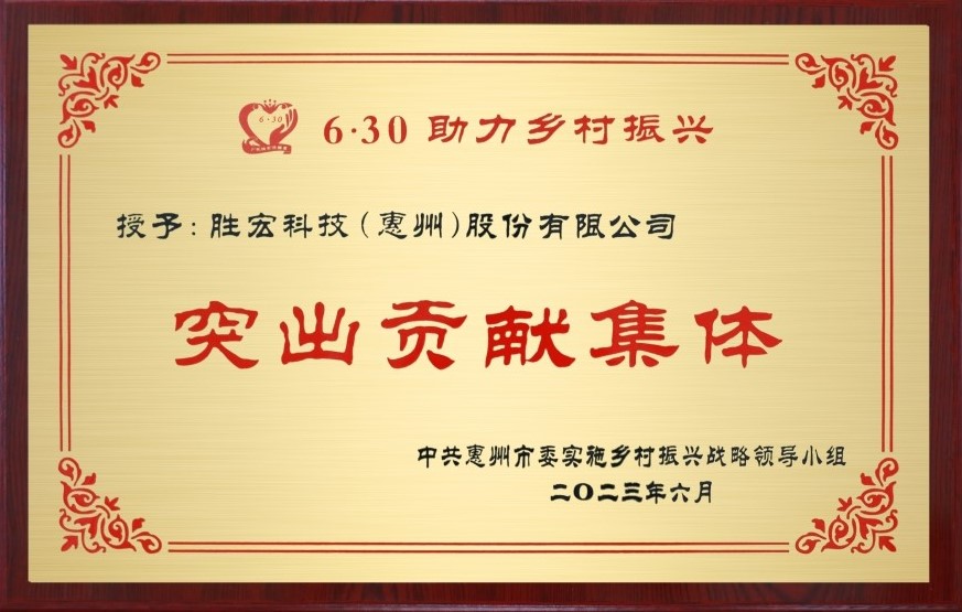 必一运动科技荣获乡村振兴“突出贡献集体”奖